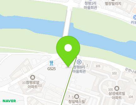 4 Gangbyeonnaru-ro 40beon-gil, Cheongpyeong-myeon, Gapyeong-gun, Gyeonggi-do, Republic of Korea Map