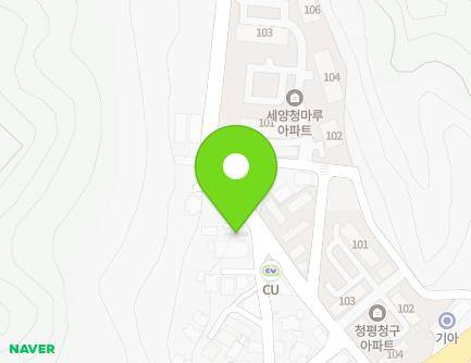 23 Garohyeon-ro, Cheongpyeong-myeon, Gapyeong-gun, Gyeonggi-do, Republic of Korea Map