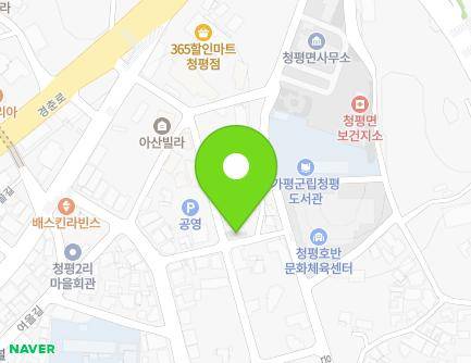 17 Cheongpyeongjungang-ro 82beon-gil, Cheongpyeong-myeon, Gapyeong-gun, Gyeonggi-do, Republic of Korea Map