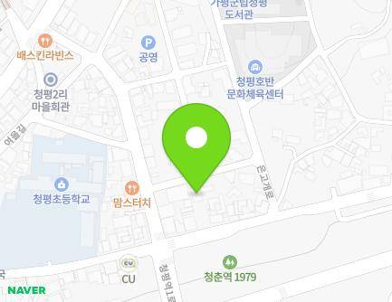 30-1 Cheongpyeongjungang-ro 82beon-gil, Cheongpyeong-myeon, Gapyeong-gun, Gyeonggi-do, Republic of Korea