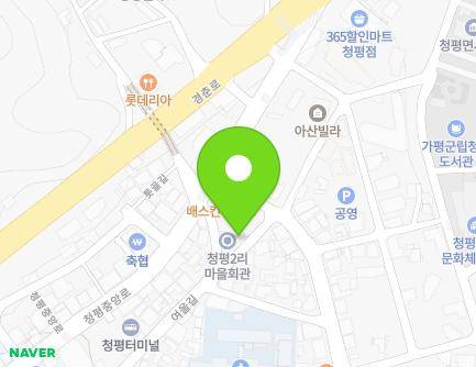 3 Yeoul-gil, Cheongpyeong-myeon, Gapyeong-gun, Gyeonggi-do, Republic of Korea