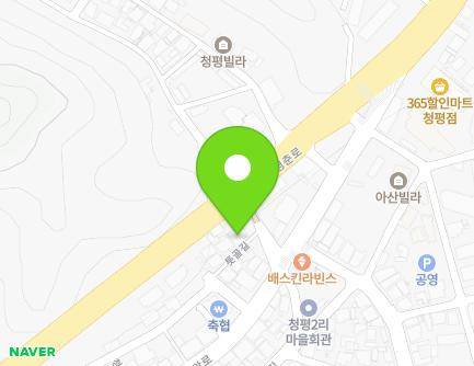 66 Totgol-gil, Cheongpyeong-myeon, Gapyeong-gun, Gyeonggi-do, Republic of Korea Map