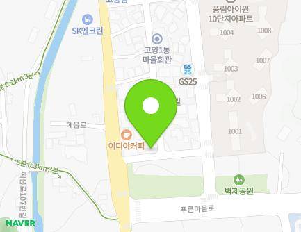 162-9 Hyeeum-ro, Deogyang-gu, Goyang-si, Gyeonggi-do, Republic of Korea Map