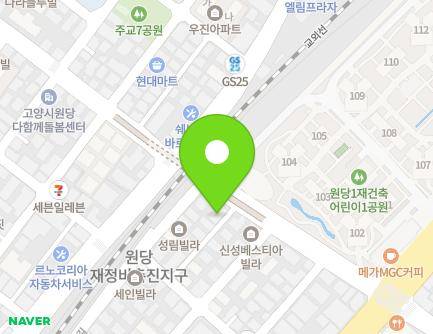 128 Masang-ro, Deogyang-gu, Goyang-si, Gyeonggi-do, Republic of Korea Map