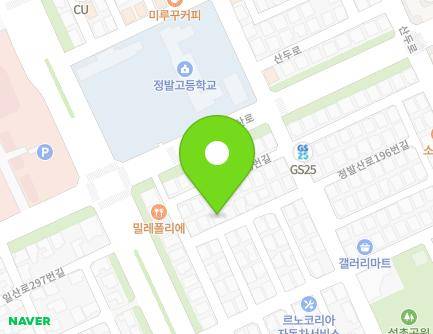 16-14 Jeongbalsan-ro 196beon-gil, Ilsandong-gu, Goyang-si, Gyeonggi-do, Republic of Korea Map
