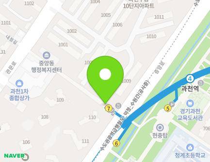 10 Naejeom-gil, Gwacheon-si, Gyeonggi-do, Republic of Korea Map