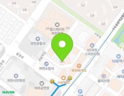 10-13 Saesulmak-gil, Gwacheon-si, Gyeonggi-do, Republic of Korea Map