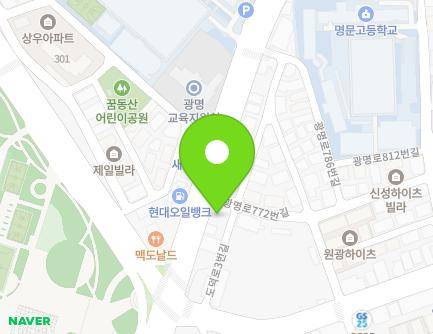 770 Gwangmyeong-ro, Gwangmyeong-si, Gyeonggi-do, Republic of Korea Map
