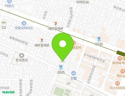 21 Gwangmyeong-ro 893beon-gil, Gwangmyeong-si, Gyeonggi-do, Republic of Korea Map