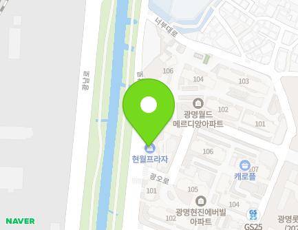 90 Mokgam-ro, Gwangmyeong-si, Gyeonggi-do, Republic of Korea Map