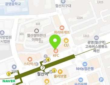 25 Cheolsan-ro, Gwangmyeong-si, Gyeonggi-do, Republic of Korea Map
