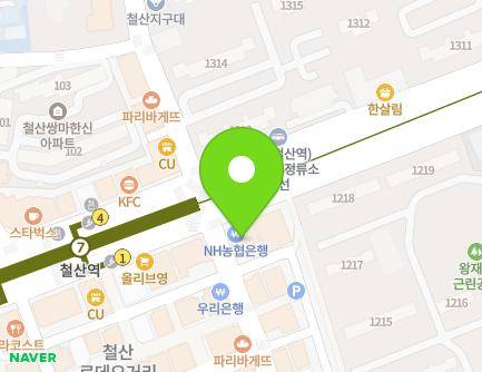 32 Cheolsan-ro, Gwangmyeong-si, Gyeonggi-do, Republic of Korea Map