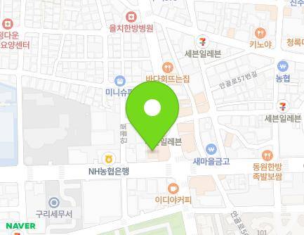 47 Angol-ro, Guri-si, Gyeonggi-do, Republic of Korea Map
