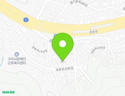 63-1 Gyeongchun-ro 20beon-gil, Guri-si, Gyeonggi-do, Republic of Korea Map