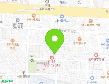 30 Gyeongchun-ro 172beon-gil, Guri-si, Gyeonggi-do, Republic of Korea Map