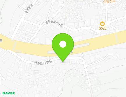 38 Gyeongchun-ro 24beon-gil, Guri-si, Gyeonggi-do, Republic of Korea Map