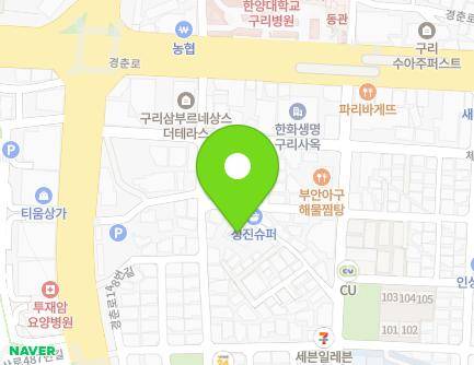 26-4 Achasan-ro 500beon-gil, Guri-si, Gyeonggi-do, Republic of Korea Map