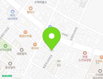 11-11 Geombae-ro 84beon-gil, Guri-si, Gyeonggi-do, Republic of Korea Map