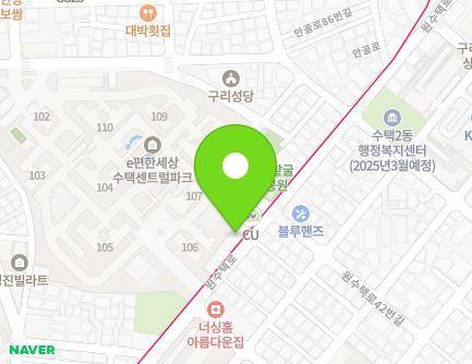 37 Wonsutaek-ro, Guri-si, Gyeonggi-do, Republic of Korea Map