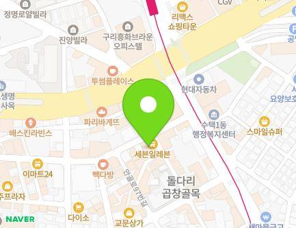 13 Geombae-ro 6beon-gil, Guri-si, Gyeonggi-do, Republic of Korea Map
