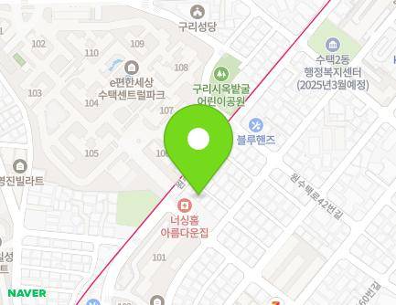 34-2 Wonsutaek-ro, Guri-si, Gyeonggi-do, Republic of Korea Map