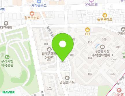 25-8 Angol-ro 56beon-gil, Guri-si, Gyeonggi-do, Republic of Korea Map