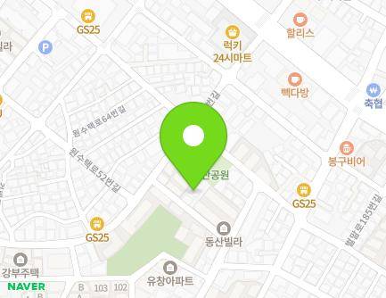 37-9 Geombae-ro 72beon-gil, Guri-si, Gyeonggi-do, Republic of Korea Map