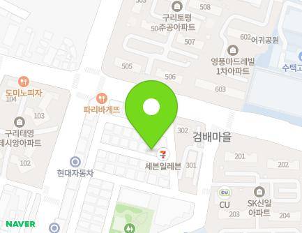 13-15 Geombae-ro 120beon-gil, Guri-si, Gyeonggi-do, Republic of Korea Map