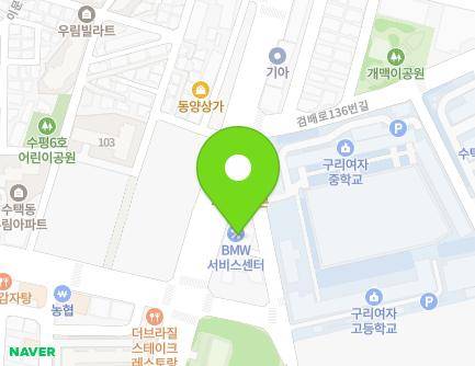 166 Beolmal-ro, Guri-si, Gyeonggi-do, Republic of Korea Map