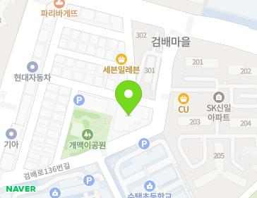 32 Geombae-ro 136beon-gil, Guri-si, Gyeonggi-do, Republic of Korea Map