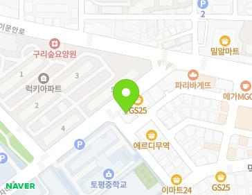 92 Beolmal-ro 129beon-gil, Guri-si, Gyeonggi-do, Republic of Korea Map