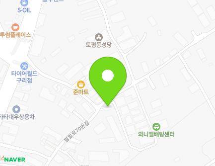 78 Beolmal-ro 70beon-gil, Guri-si, Gyeonggi-do, Republic of Korea Map