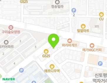 126-1 Imunan-ro, Guri-si, Gyeonggi-do, Republic of Korea Map