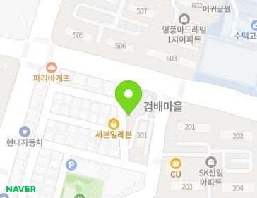 132 Geombae-ro, Guri-si, Gyeonggi-do, Republic of Korea Map