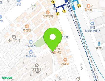 20-16 Gunpo-ro 719beon-gil, Gunpo-si, Gyeonggi-do, Republic of Korea Map