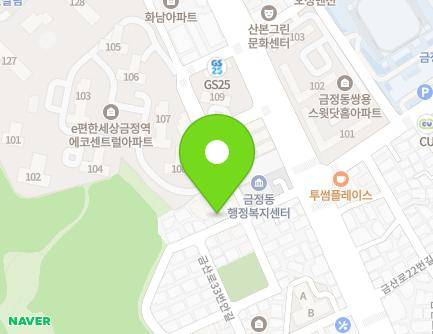 14 Geumsan-ro 33beon-gil, Gunpo-si, Gyeonggi-do, Republic of Korea Map