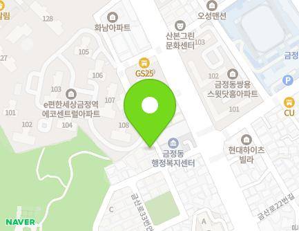 12-1 Geumsan-ro 33beon-gil, Gunpo-si, Gyeonggi-do, Republic of Korea Map