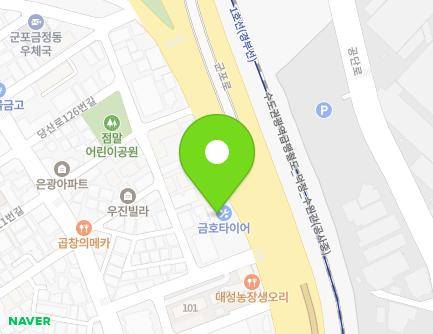 631 Gunpo-ro, Gunpo-si, Gyeonggi-do, Republic of Korea Map