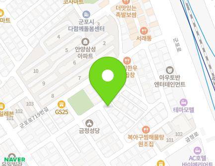 36 Dangsan-ro 192beon-gil, Gunpo-si, Gyeonggi-do, Republic of Korea Map