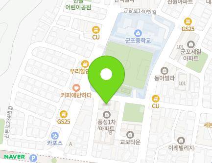 8 Geumdang-ro 124beon-gil, Gunpo-si, Gyeonggi-do, Republic of Korea Map