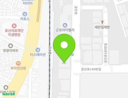 141 Gongdan-ro, Gunpo-si, Gyeonggi-do, Republic of Korea Map