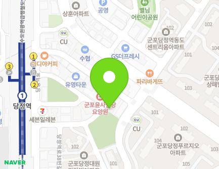 14 Dangjeongyeok-ro 76beon-gil, Gunpo-si, Gyeonggi-do, Republic of Korea Map