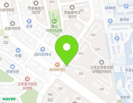 41 Gosan-ro 185beon-gil, Gunpo-si, Gyeonggi-do, Republic of Korea Map