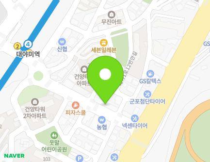 8 Daeya 1-ro, Gunpo-si, Gyeonggi-do, Republic of Korea Map