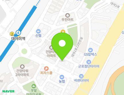 2 Daeya 1-ro 12beonan-gil, Gunpo-si, Gyeonggi-do, Republic of Korea Map