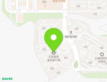 30 Songbu-ro 96beon-gil, Gunpo-si, Gyeonggi-do, Republic of Korea Map