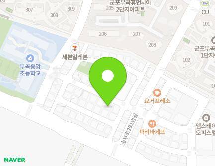 14 Songbu-ro 273beonan-gil, Gunpo-si, Gyeonggi-do, Republic of Korea Map