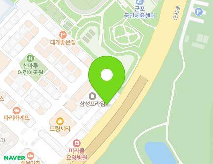 4-34 Samseong-ro 8beon-gil, Gunpo-si, Gyeonggi-do, Republic of Korea Map