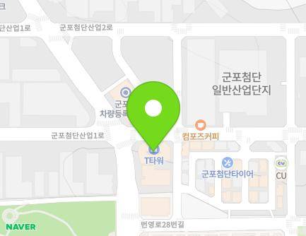 4 Gunpocheomdansaneop 2-ro, Gunpo-si, Gyeonggi-do, Republic of Korea Map