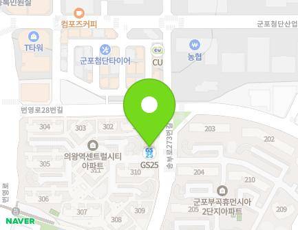 29 Songbu-ro 273beon-gil, Gunpo-si, Gyeonggi-do, Republic of Korea Map